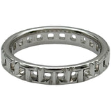 ティファニー TIFFANY＆CO Tトゥルー ナロー リング ホワイトゴールド Au750 ジュエリー