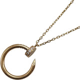 カルティエ Cartier ジュストアンクルダイヤネックレス ピンクゴールド Au750 ダイヤモンド ジュエリー