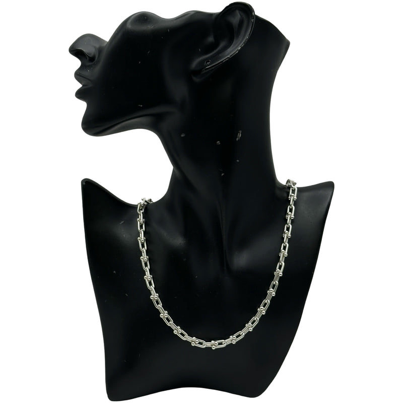 Tiffany＆Co.シルバーネックレス 7mm ティファニー TIFFANY＆CO ハードウェアスモールリンクネックレス