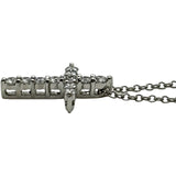 ティファニー TIFFANY＆CO スモールクロスダイヤネックレス プラチナ Pt950 ダイヤモンド ジュエリー