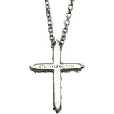 ティファニー TIFFANY＆CO スモールクロスダイヤネックレス プラチナ Pt950 ダイヤモンド ジュエリー