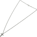 ティファニー TIFFANY＆CO スモールクロスダイヤネックレス プラチナ Pt950 ダイヤモンド ジュエリー