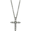 ティファニー TIFFANY＆CO スモールクロスダイヤネックレス プラチナ Pt950 ダイヤモンド ジュエリー