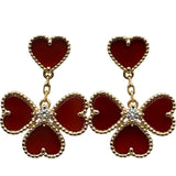 ヴァンクリーフ＆アーペル Van Cleef & Arpels エフイヤージュピアス ピンクゴールド Au750 カーネリアン ジュエリー