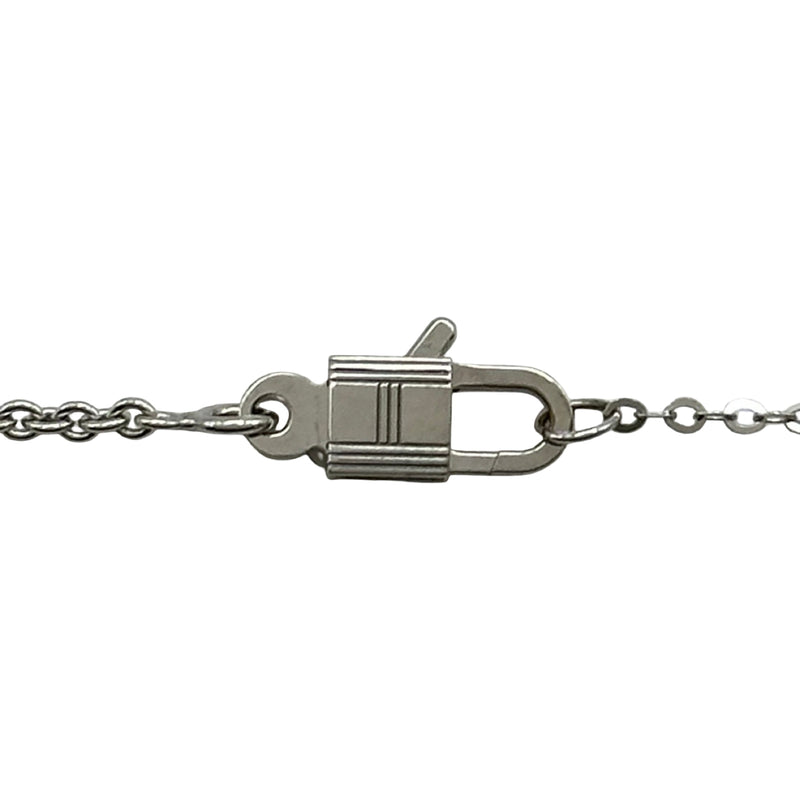 エルメス HERMES アミュレット ケリーカデナダイヤネックレス ホワイト