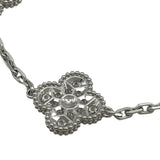 ヴァンクリーフ＆アーペル Van Cleef & Arpels ヴィンテージ アルハンブラ ブレス 5モチーフ ホワイトゴールド Au750 ダイヤモンド ジュエリー