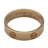 カルティエ Cartier ラブリング ピンクゴールド Au750 ジュエリー