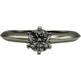 ティファニー TIFFANY＆CO ソリティアダイヤリング プラチナ PT950 ジュエリー