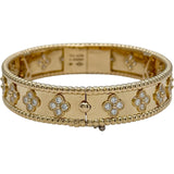 ヴァンクリーフ＆アーペル Van Cleef & Arpels ペルレクローバーダイヤブレス ゴールド Au750 ダイヤモンド ジュエリー