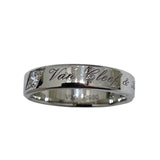 ヴァンクリーフ＆アーペル Van Cleef & Arpels トゥージュール シニアチュール エトワール マリッジリング シルバー Pt950 ジュエリー