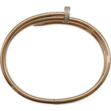 カルティエ Cartier ジュスト アンクル ブレスレット ピンクゴールド Au750 ダイヤモンド ジュエリー