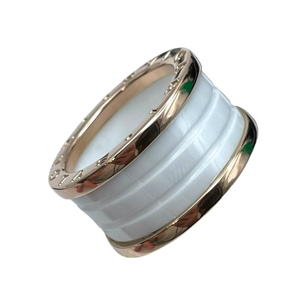 ブルガリ BVLGARI ビーゼロワン リング 4バンド(M) ピンクゴールド 750 ジュエリー
