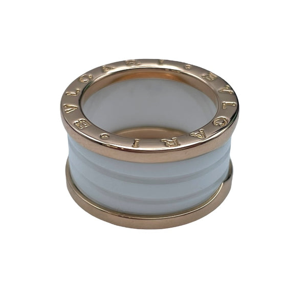 ブルガリ BVLGARI ビーゼロワン リング 4バンド(M) ピンクゴールド 750 ジュエリー