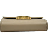 セリーヌ CELINE スモール フラップウォレット トリオンフ 10D783DPV.03SA サファリ シャイニーカーフスキン レディース 三つ折り財布