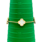ヴァンクリーフ＆アーペル Van Cleef & Arpels ピュアアルハンブラブレス 4モチーフ ゴールド Au750 マザー オブ パール ジュエリー