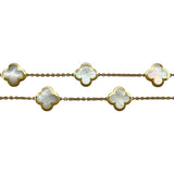 ヴァンクリーフ＆アーペル Van Cleef & Arpels ピュアアルハンブラ ネックレス 9モチーフ ゴールド Au750 マザー オブ パール ジュエリー