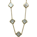 ヴァンクリーフ＆アーペル Van Cleef & Arpels ピュアアルハンブラ ネックレス 9モチーフ ゴールド Au750 マザー オブ パール ジュエリー