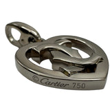 カルティエ Cartier 2Cハートチャーム ホワイトゴールド 750 ジュエリー