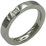 ハリーウィンストン HARRY WINSTON プリンセスカット マリッジリング 1PD プラチナ Pt950 ダイヤモンド ジュエリー