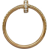カルティエ Cartier ジュストアンクルセミパヴェリングSM ゴールド Au750 ダイヤモンド ジュエリー