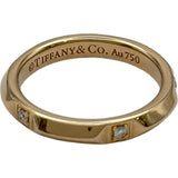 ティファニー TIFFANY＆CO トゥルーバンドリング ゴールド Au750 ダイヤモンド ジュエリー