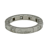 カルティエ Cartier ラニエールハーフダイヤリング ホワイトゴールド 750 ダイヤモンド ジュエリー