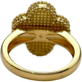 ヴァンクリーフ＆アーペル Van Cleef & Arpels ヴィンテージ アルハンブラリング 1PD/オニキス イエローゴールド Au750 ジュエリー