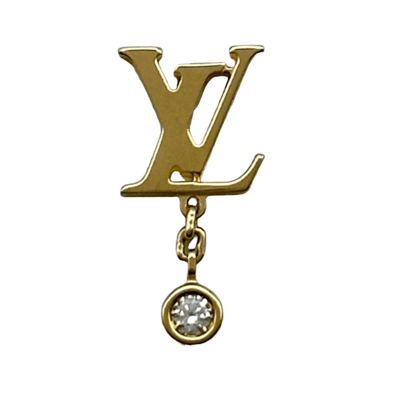 ルイヴィトン　ピアス イディール ブロッサム LV　イエローゴールド　ダイヤ ルイ・ヴィトン LOUIS VUITTON ピアス イディール ブロッサム LV 単品