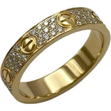 カルティエ Cartier ミニラブリングパヴェダイヤ ゴールド Au750 ジュエリー