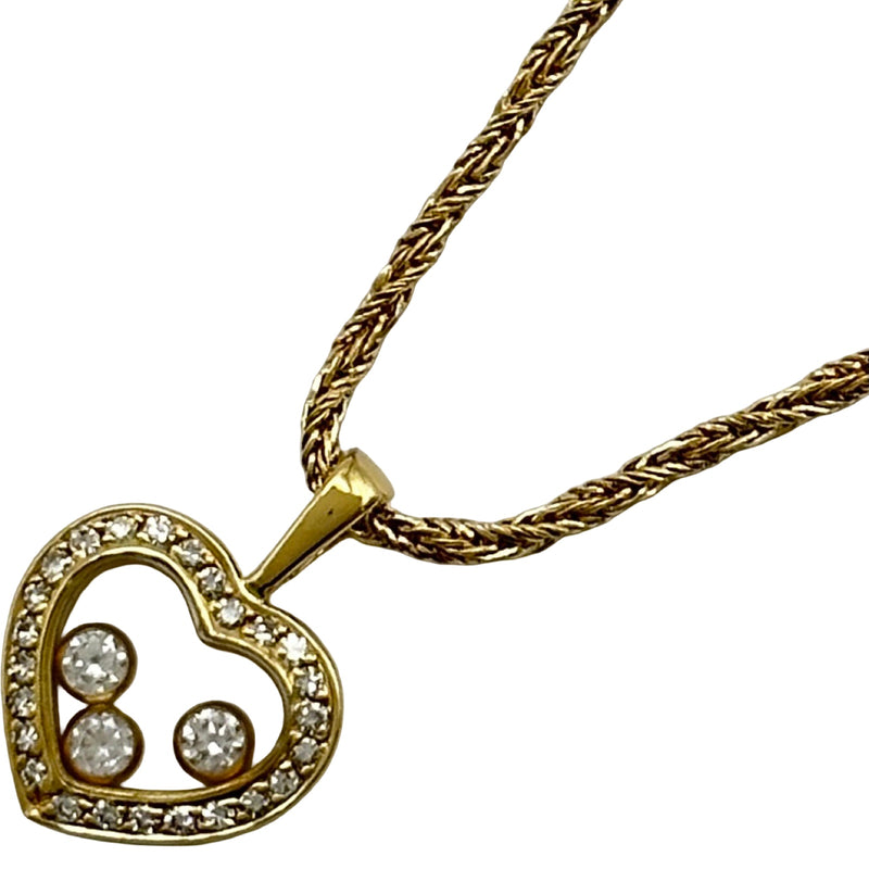 Chopard ハッピーダイヤモンド ネックレス　k18 750 ショパール Chopard ハッピーダイヤネックレス ゴールド 750