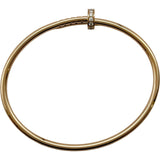 カルティエ Cartier ジュストアンクルダイヤブレスSM ゴールド Au750 ダイヤモンド ジュエリー