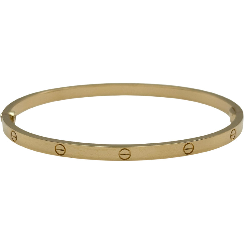 【のり】Cartier ラブブレスsm Au750 サイズ19 カルティエ Cartier ラブブレスSM ゴールド Au750 ジュエリー | 中古