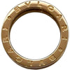 ブルガリ BVLGARI ビーゼロワンリング 黒セラミック ピンクゴールド Au750 ジュエリー