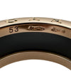 ブルガリ BVLGARI ビーゼロワンリング 黒セラミック ピンクゴールド Au750 ジュエリー