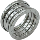 ブルガリ BVLGARI ビーゼロワンリング 2バンド ホワイトゴールド 750 ジュエリー