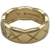 シャネル CHANEL ココクラッシュコレクション ダイヤリング ミディアム ゴールド Au750 ダイヤモンド ジュエリー