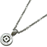 ブルガリ BVLGARI ブルガリブルガリ 1Pダイヤ ネックレス ホワイトゴールド 750 ジュエリー