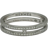 エルメス HERMES アリアンヌ PM ダイヤ リング ホワイトゴールド Au750 ジュエリー