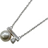 タサキ TASAKI プチバランスクラスネックレス ホワイトゴールド 750 パール ダイヤモンド ジュエリー