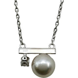 タサキ TASAKI プチバランスクラスネックレス ホワイトゴールド 750 パール ダイヤモンド ジュエリー