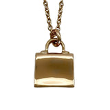 エルメス HERMES アミュレットケリーダイヤネックレス ピンクゴールド Au750 ダイヤモンド ジュエリー