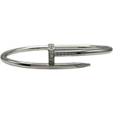 カルティエ Cartier ジュストアンクル ダイヤブレスレット クラシックモデル ホワイトゴールド Au750 ダイヤモンド ジュエリー