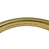 ティファニー TIFFANY＆CO ロック ダイヤ バングル ゴールド Au750 ダイヤモンド ジュエリー