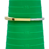 ティファニー TIFFANY＆CO ロック ダイヤ バングル ゴールド Au750 ダイヤモンド ジュエリー