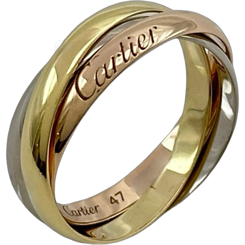 カルティエ Cartier トリニティリング ゴールド/ピンクゴールド