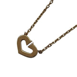カルティエ Cartier Cハート ダイヤネックレス ピンクゴールド 750 ジュエリー
