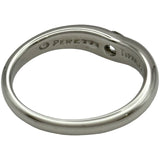 ティファニー TIFFANY＆CO カーブドバンド1Pダイヤリング プラチナ Pt950 ダイヤモンド ジュエリー