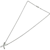 ティファニー TIFFANY＆CO キスダイヤネックレス ホワイトゴールド 750 ダイヤモンド ジュエリー