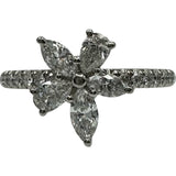 ティファニー TIFFANY＆CO ヴィクトリア ミックスクラスター ダイヤリング プラチナ Pt950 ジュエリー