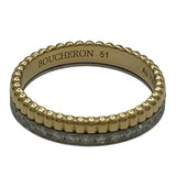 ブシュロン BOUCHERON キャトルラディアハーフダイヤリング ゴールド/ホワイトゴールド Au750 ダイヤモンド ジュエリー